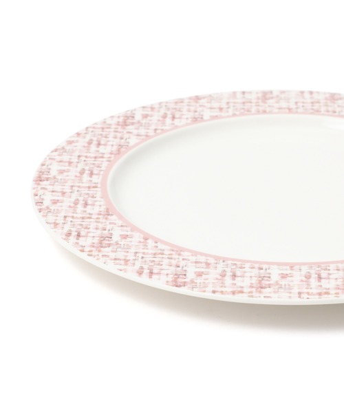 Francfranc（フランフラン） 食器 ツイード プレートM ピンク