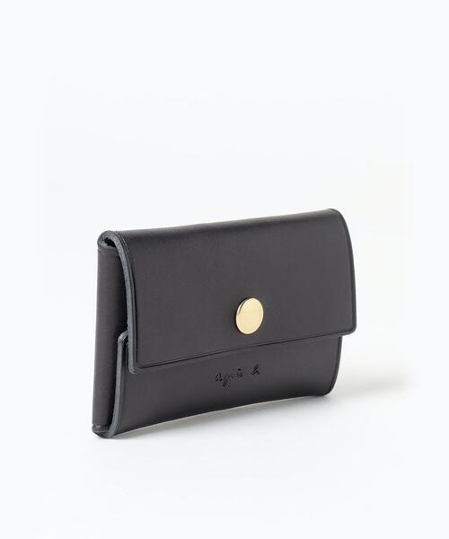 ★新品未使用★agnès b. アニエスベー カードケース 名刺入れ 黒 箱入り agnes b. 名刺入れ カードケース (VAH11−03) レディース メンズ