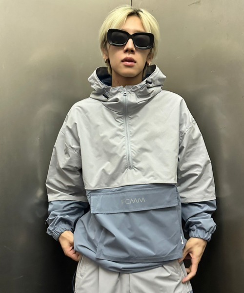 MONCLER ナイロンアノラックパーカー　2 FCMM パーカー 「日本限定アイテム」2TONE REFLECTIVE ANORAK/2トーン