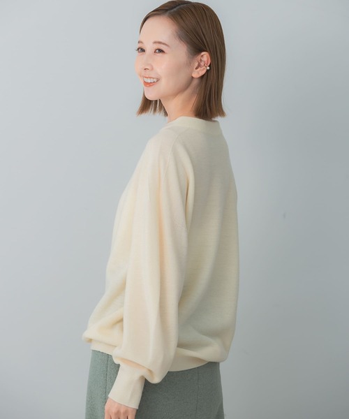 ウォッシャブルビルドネックホールニット ウォッシャブルビルドネックホールニット[RA37-22C711]｜URBAN