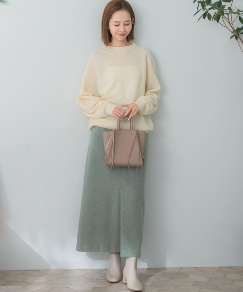 ウォッシャブルビルドネックホールニット ウォッシャブルビルドネックホールニット[RA37-22C711]｜URBAN