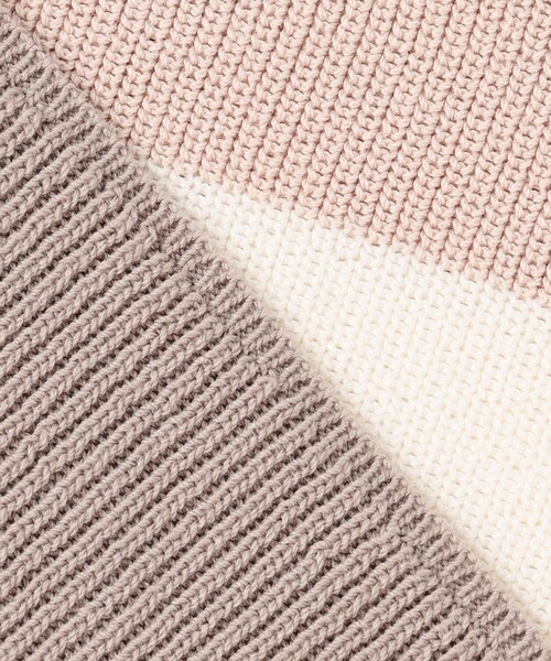 ニット セーター 「洗える」CLEAR COTTON BLEND カラーブロック ニット レディース 洗える】CASHMERE BLEND タートルネック ニット / J.PRESS