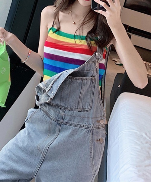 miniministore サロペット オーバーオール レディース デニム