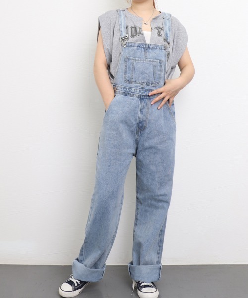 ミニラサロペット miniministore サロペット オーバーオール レディース デニム