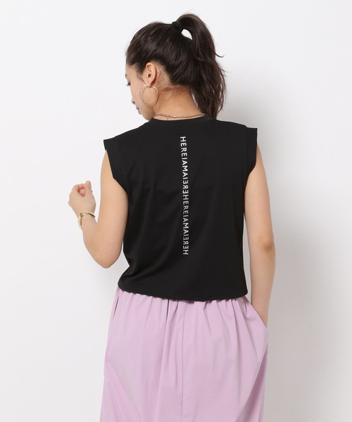 HEREIAM tシャツ 「HEREIAM」吸水速乾／ミラーロゴショートプル