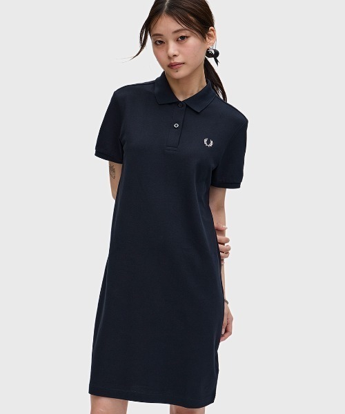 FREDPERRY ワンピース FRED PERRY ワンピース 「別注」FRED / TIPPED PIQUE DRESS