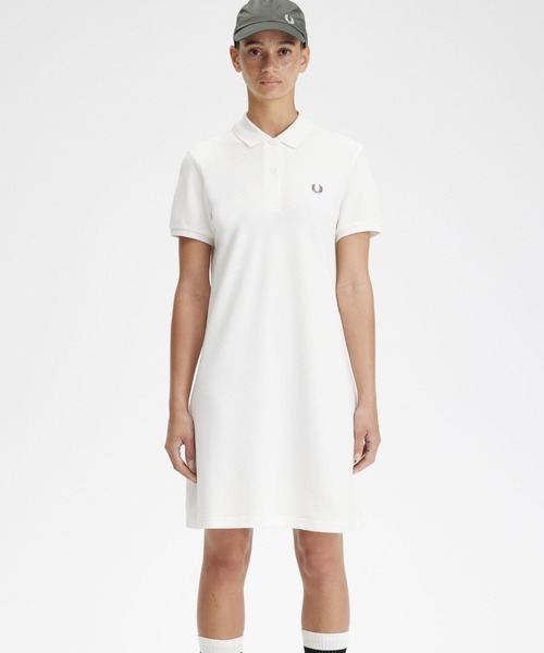 FRED PERRY ポロシャツ ワンピース UK8 FRED PERRY ワンピース Fred Perry Dress／フレッドペリー