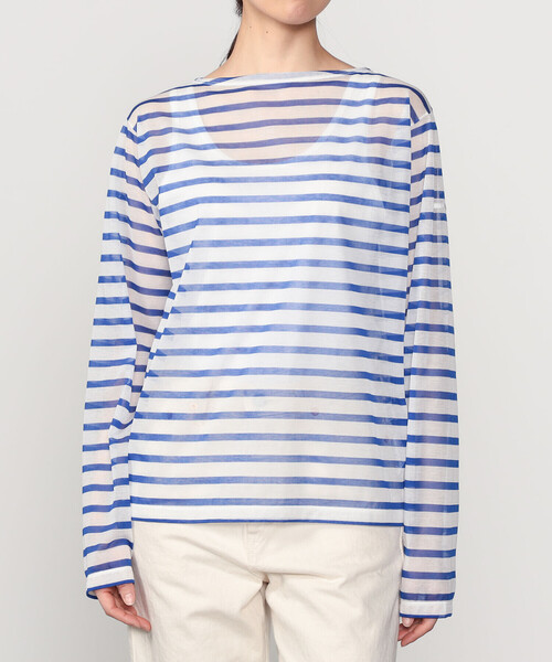tシャツ Tシャツ ORCIVAL | シースルー ボートネック長袖 