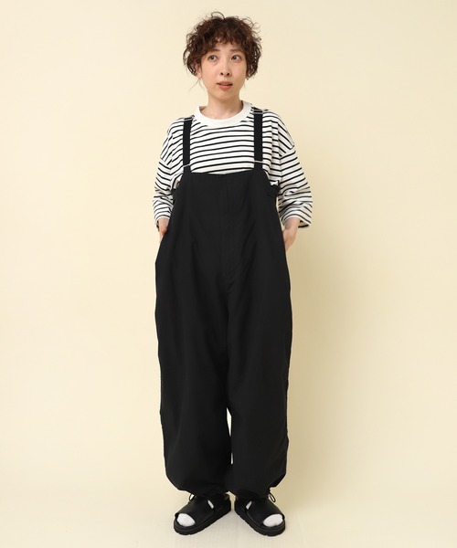 RNA ミリタリーサスペンダーパンツ RNA-N パンツ O0719 ワイドミリタリーサスペンダーパンツ