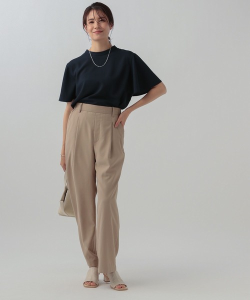 ブラウス シャツ サラサラサマー袖フリルブラウス レディース Elura ブラウス シャツ サラサラサマー袖フリルブラウス