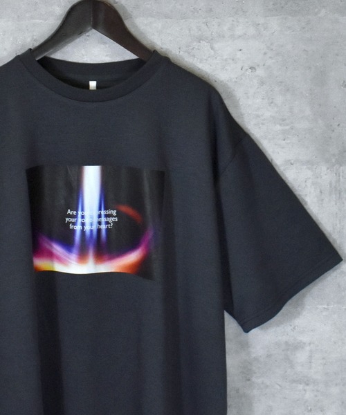 tシャツ ダンボールニット クルーネック転写プリントTシャツ(スピリチュアル) メンズ レディース | ブランド登録なし | 03