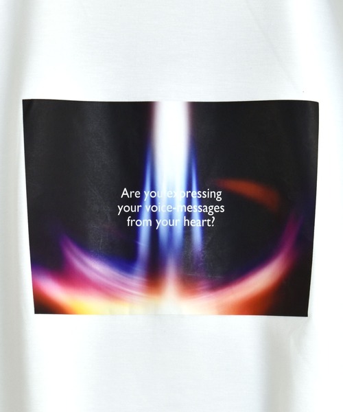 tシャツ ダンボールニット クルーネック転写プリントTシャツ(スピリチュアル) メンズ レディース | ブランド登録なし | 07