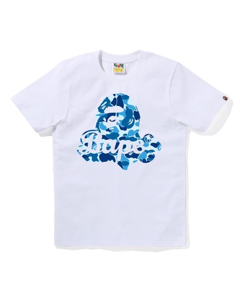 A BATHING APE tシャツ ABC CAMO HEAD BAPE TEE レディース