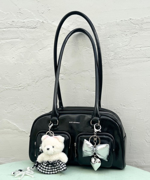 repipi armario（レピピアルマリオ） キーホルダー オシャKUMAチャーム