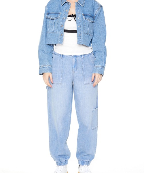 FOREVER21 デニムジャケット gジャン デニムショートジャケット