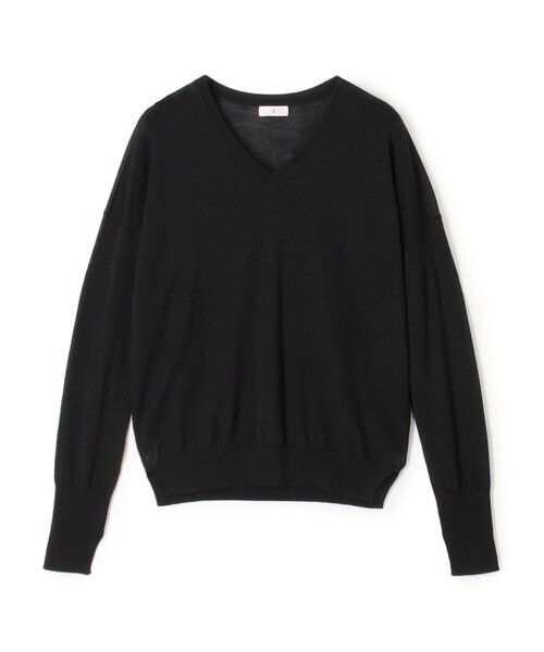 TOMORROWLAND .B ニット セーター ハイゲージカシミヤ Vネックプル