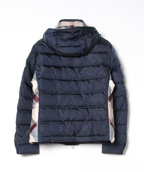 BLACK LABEL CRESTBRIDGE」 ダウンジャケット M ネイビー レディース 