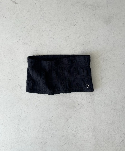 チューブトップ ベアトップ kotohayokozawa todo SHRUNK-KNIT BARE TOP kotohayokozawa - 【残り一点】Shrunk-Knit Bare Top | ACRMTSM