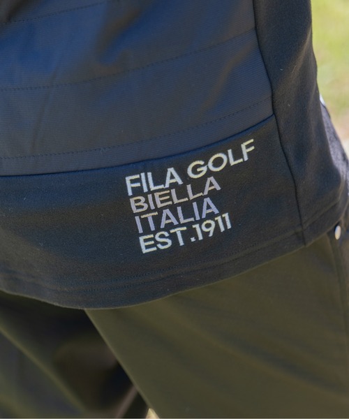 FILA GOLF シャツ 「FILA GOLF/フィラゴルフ」薄中綿ハーフジップ
