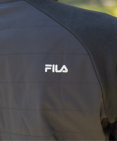 FILA GOLF シャツ 「FILA GOLF/フィラゴルフ」薄中綿ハーフジップ
