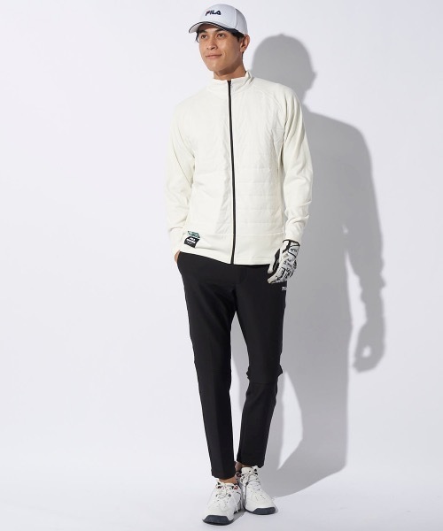FILA GOLF シャツ 「FILA GOLF/フィラゴルフ」薄中綿ハーフジップ