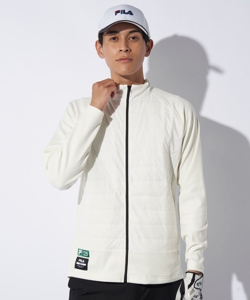 FILA GOLF シャツ 「FILA GOLF/フィラゴルフ」薄中綿ハーフジップ