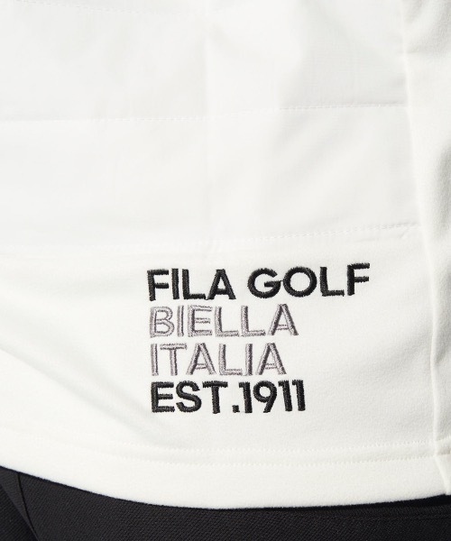 FILA GOLF シャツ 「FILA GOLF/フィラゴルフ」薄中綿ハーフジップ