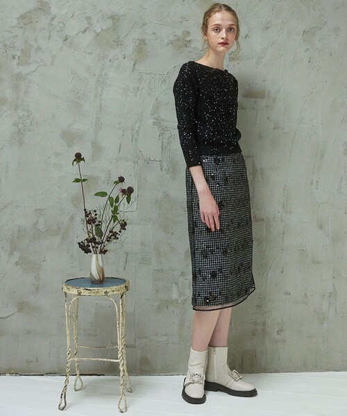 トッカ♪ SRORM KNIT ニットプルオーバー TOCCA（トッカ） ニット セーター SNOW SRORM KNIT ニットプルオーバー