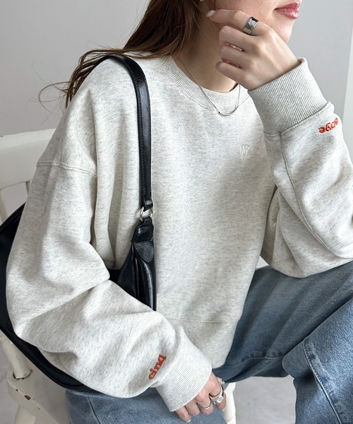 Discoat tシャツ 「新色追加/WEB限定」袖ロゴ刺繍ショート