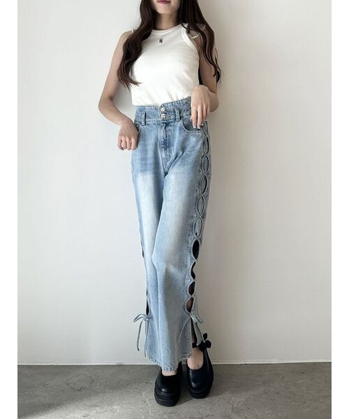 CALNAMUR（カルナムール） ジーンズ デニム デニムパンツ SIDE CUTTING