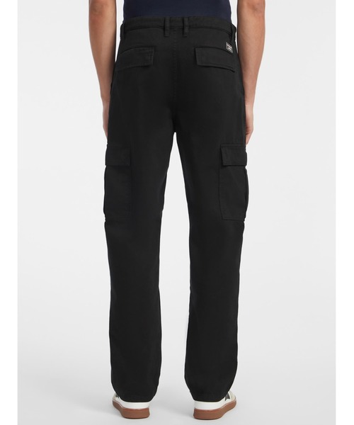 【ブラック(JBLK)】GUESS JEANS カーゴチノパンツ(W)Cargo Chino Pants Guess Jeans Black Cargo Chino Pants | GUESS