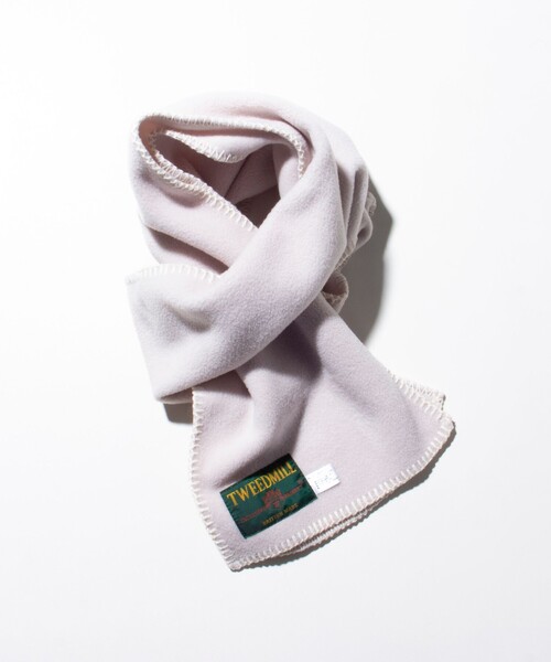 TWEED MILL マフラー 「TWEED MILL」GLOSTER別注 フリース