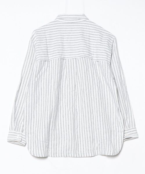90s BananaRepublic リネン100% S/S シャツ ストライプ 90s BananaRepublic リネン100% S/S シャツ ストライプ - メルカリ