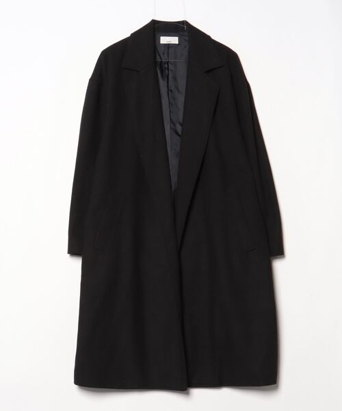 Lui's 黒 チェスターコート Lui's（ルイス） チェスターコート L ブラック メンズ : ZOZOTOWN