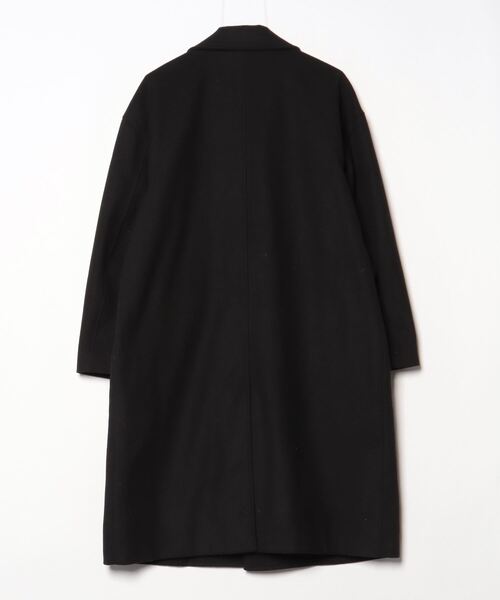 Lui's 黒 チェスターコート Lui's（ルイス） チェスターコート L ブラック メンズ : ZOZOTOWN