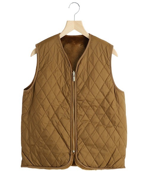 ベスト ジレ Barbour / バブアー：women’s quilted fur gilet：LGI0180「ANN」 レディース