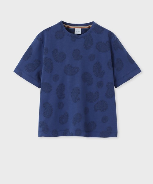 tシャツ ウィメンズ ペイズリー ジャカード Tシャツ / 155124 328V レディース