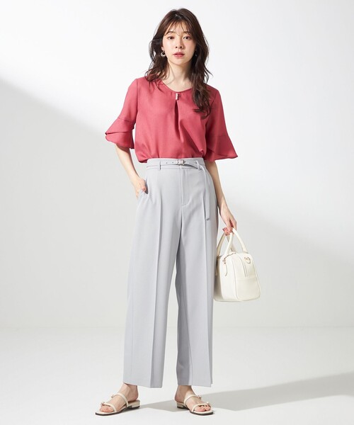 美品【エニィスイス any sis】ストレッチ パンツスーツ Mサイズ グレー 美品【エニィスイス any sis】ストレッチ パンツスーツ Mサイズ