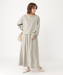 studio CLIP ワンピース レイヤード風セットワンピース studio CLIP ワンピース レイヤード風セットワンピース