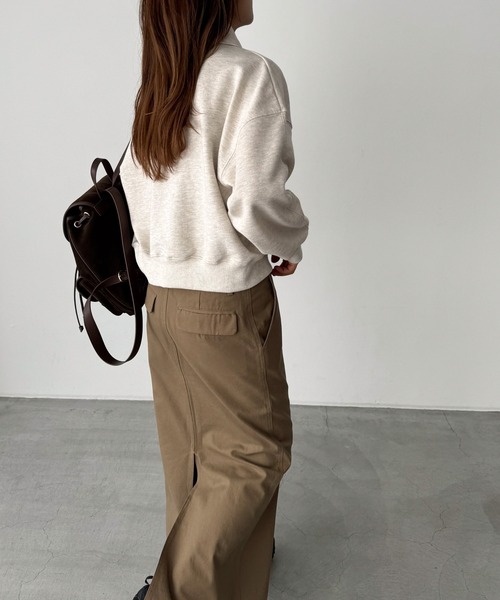 「CANAL JEAN」 スウェットカットソー ONE SIZE グレー レディース CANAL JEAN 「CANAL JEAN」 スウェットカットソー ONE SIZE