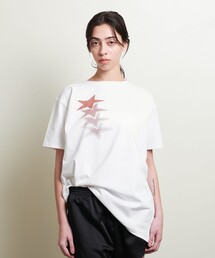 tシャツ 「ATTISESSION」コットン グラデーションスター Tシャツ レディース ATTISESSION tシャツ 「ATTISESSION」コットン グラデーション
