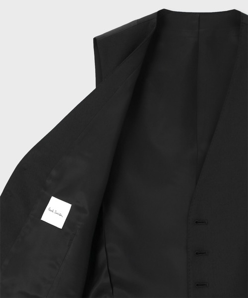 ⭐️極美品 Paul Smith 襟・ボタン付きベスト Mサイズ Paul Smith スーツ ベスト LORO PIANA 6ボタンベスト / 553000