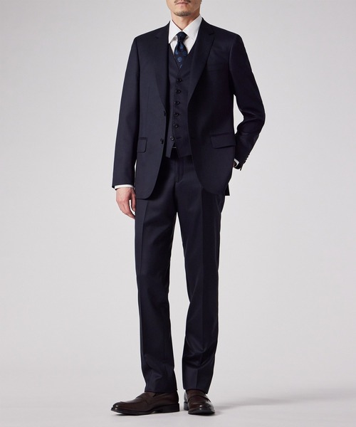 近年モデル Paul Smith パンツスーツ 大きいサイズ ネイビー 夏 Paul Smith LONDON ポールスミスロンドン 日本製 ストライプ
