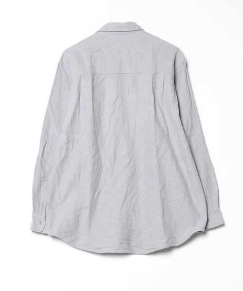 正規品 「CASTELBAJAC」 CASTELBAJAC 長袖シャツ メンズ グレー 4 メンズウェア
