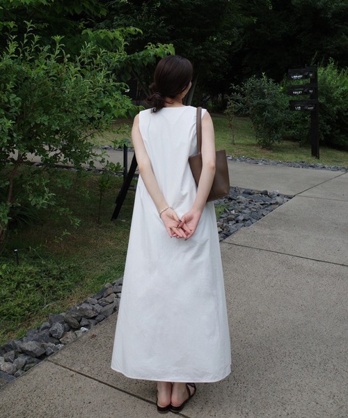 ワンピース Noble flare volume dress ENC ワンピース V neck volume flare one piece / Vネック