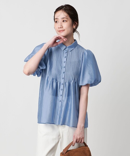 楽天市場】【SALE／40%OFF】EMBOS ピンタック ショートスリーブ