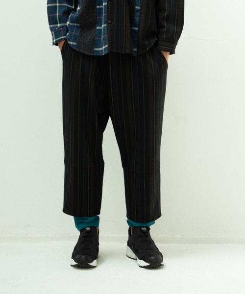 パンツ STOF Shirt Wide Pants STOF（ストフ） パンツ STOF/ストフ/MIX LAYERD PANTS メンズ