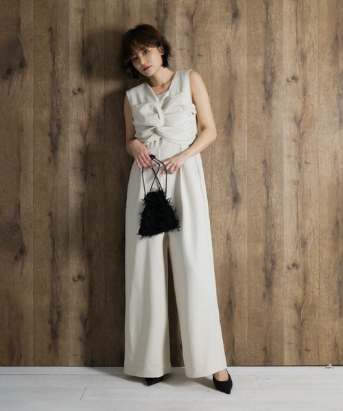 ★美品★ My shawty パンツドレス オールインワン 結婚式 オケージョン My shawty パンツドレス twist all in one : ZOZOTOWN Yahoo!店