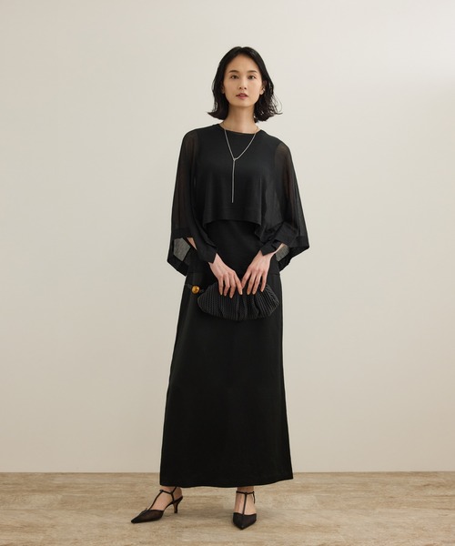 ROPE'（ロペ） tシャツ 「洗える」シアーフライスケープセットプル