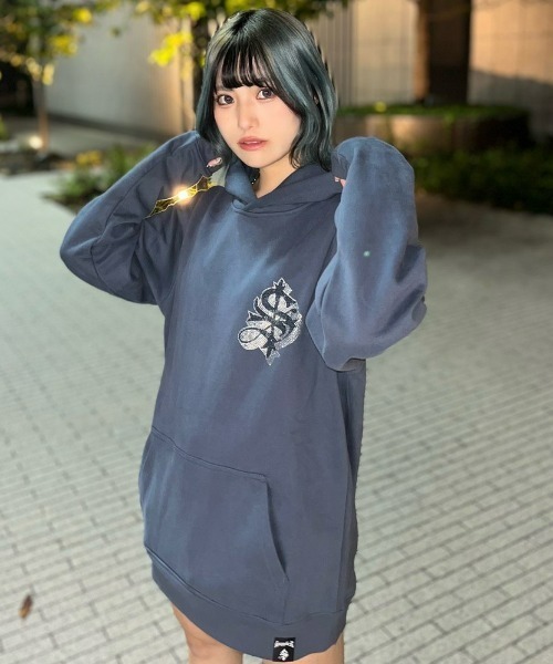 SUPPLIER 「SUPPLIER」 プルオーバーパーカー L ブルー メンズ